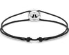 bracelet cordon entrelacs noir le 3g